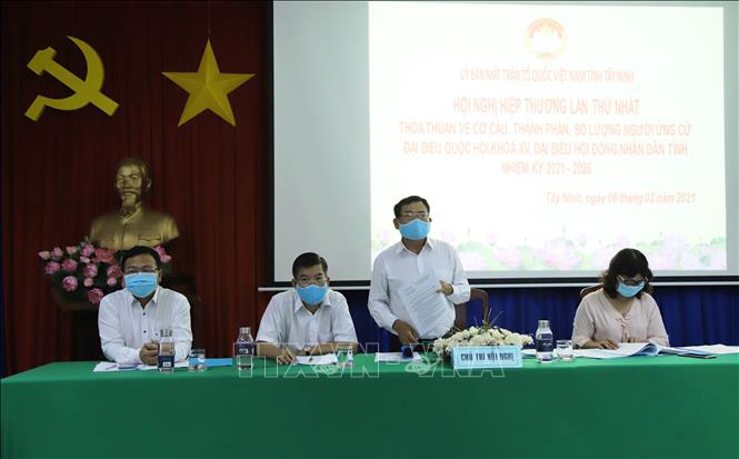 Tây Ninh hiệp thương lần thứ nhất về việc chọn người ứng cử ĐBQH, HĐND
