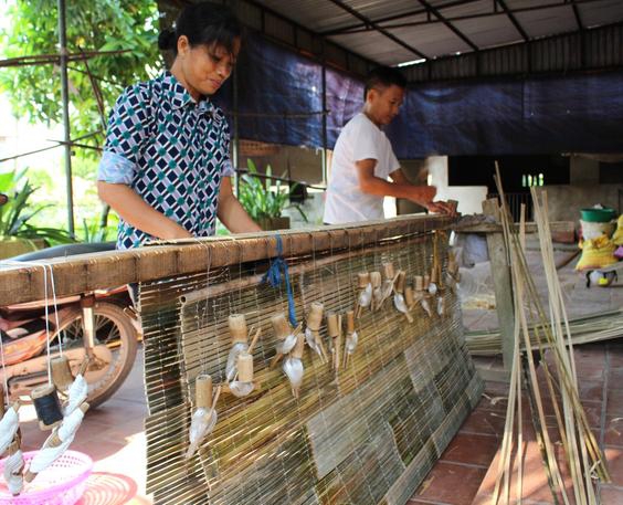 Làng Cuông - nơi gìn giữ nét văn hóa truyền thống mành tre