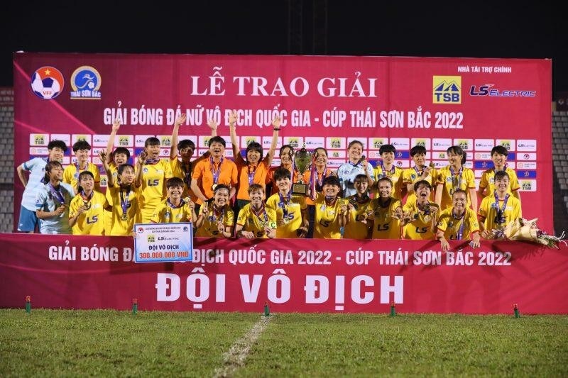 TP Hồ Chí Minh I lần thứ 11 lên ngôi vô địch giải bóng đá nữ vô địch quốc gia