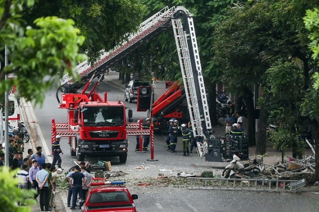 Vụ nổ khí gas trên đường Yên Phụ, Hà Nội: 4 nạn nhân bỏng nặng