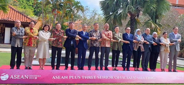 Trưởng SOM các nước ASEAN và các đối tác đã dự chuỗi Hội nghị Quan chức cao cấp ASEAN, ASEAN+3, EAS, Diễn đàn Biển ASEAN (AMF) và Diễn đàn Biển ASEAN mở rộng (AOIP)